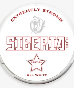 Official Siberia Snus -80 Extremely strong All White Original