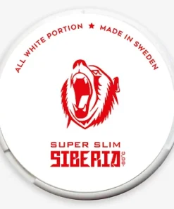 Official Siberia Snus -80 Extremely strong All White Super Slim