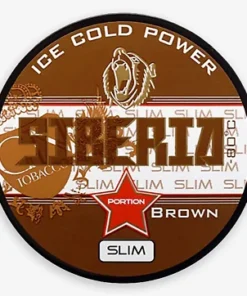 Official Siberia Snus -80 ICE COLD Power Brown Slim