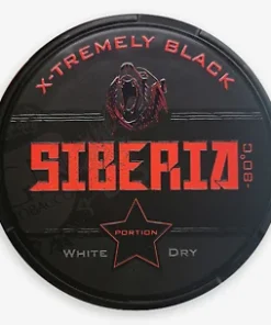 Siberia Snus - 80 Xtremely Black White Dry - Siberia Snus